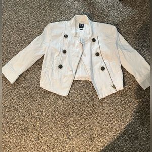 Armani Exchange White Children’s or Petite Women’s Jacket